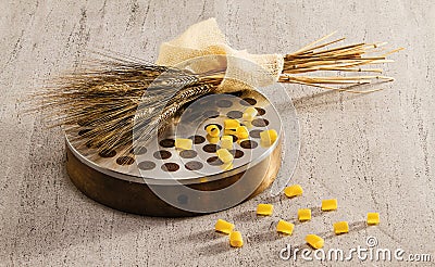 Extrude, wheat and ditali Stock Photo